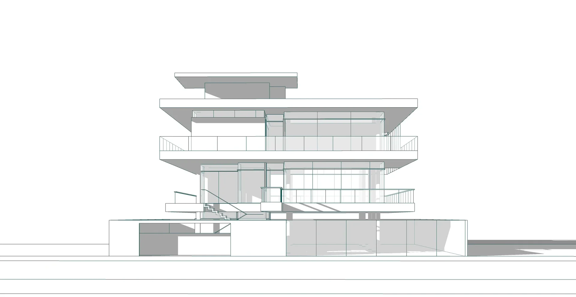 Elevation | Tagaytay Mansion | ABcubed Architects