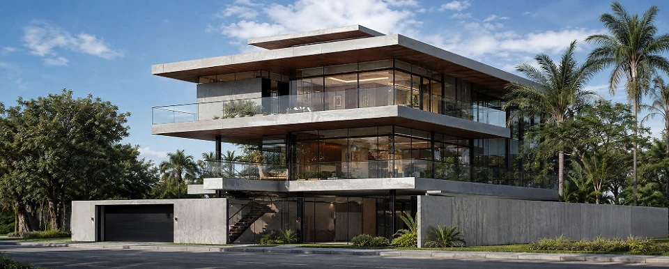 Perspective | Tagaytay Mansion | ABcubed Architects