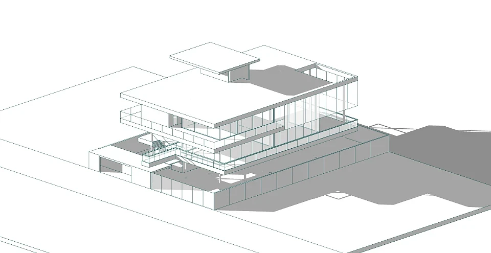 Isometric | Tagaytay Mansion | ABcubed Architects